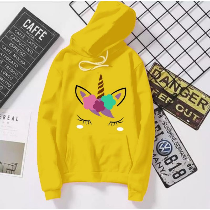 sweater Hoodie unicorn anak/umur 4-16 tahun/bisa COD