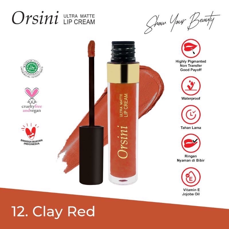 Orsini Lip Cream Matte BPOM