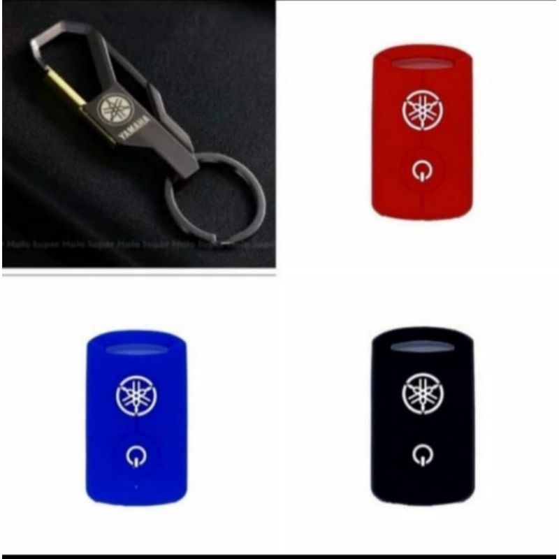 Paket gantungan Kunci + Cover remot Casless New Nmax Lexi Xmax Aerox