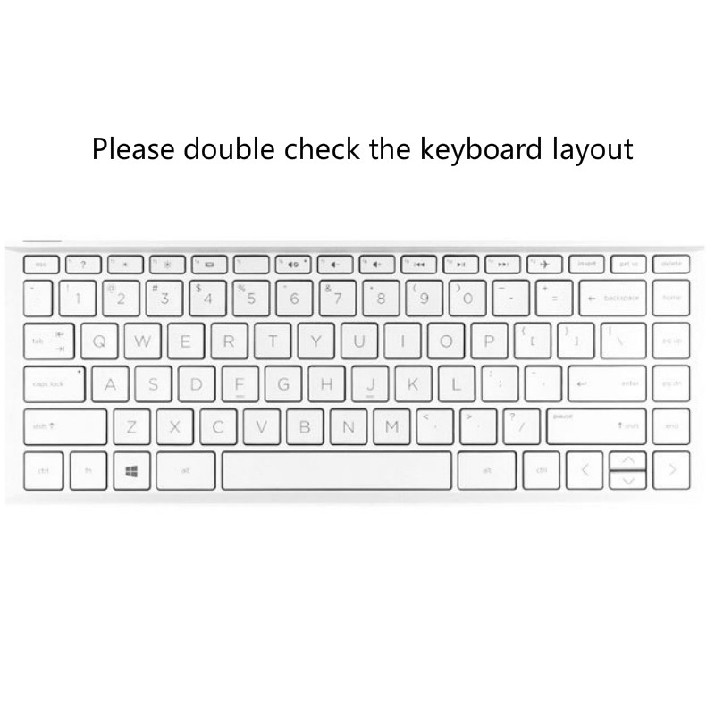 for Hp Envy 13-ad108tu I5-8250U 13.3 &quot; Cover Pelindung Keyboard Bahan Silikon Lembut Ultra Tipis Untuk Laptop