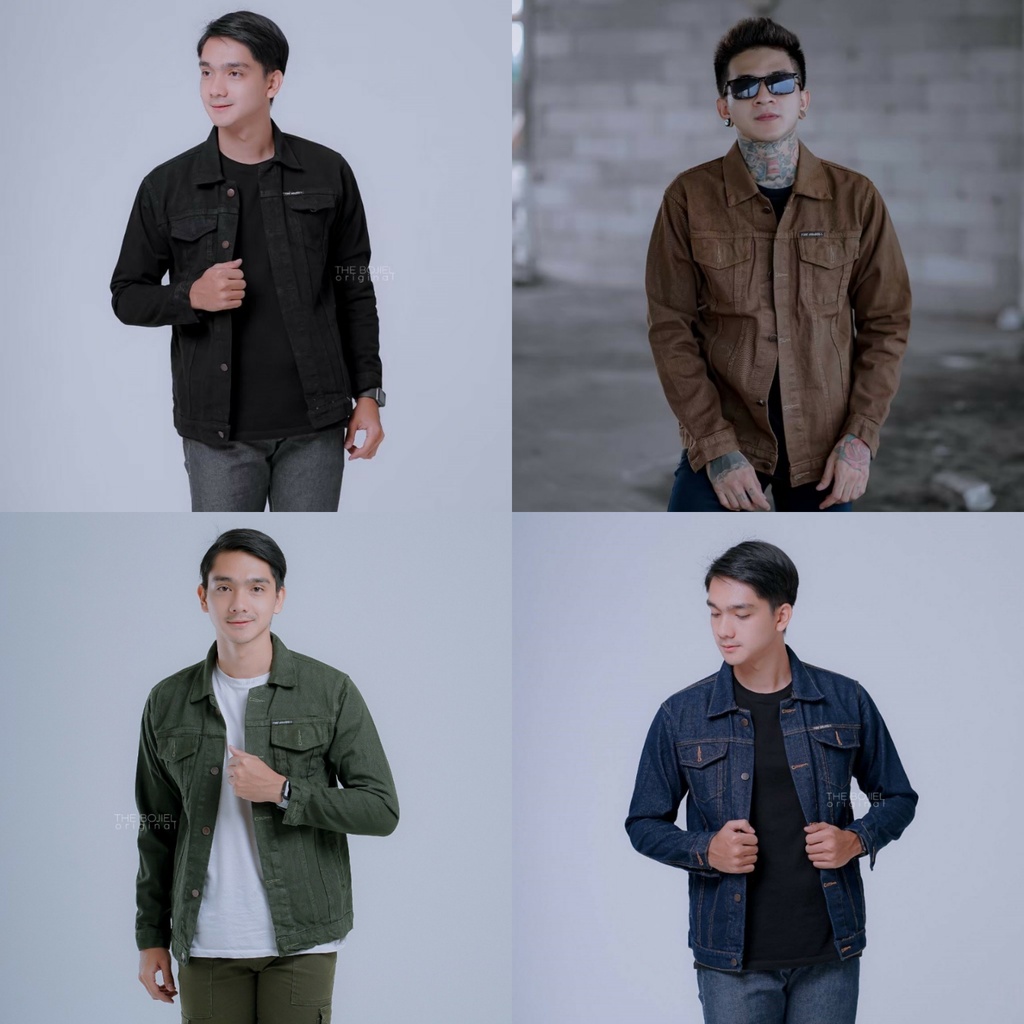 JAKET JEANS PRIA ORIGINAL THE BOJIEL - JAKET DENIM PRIA - JAKET LEVIS