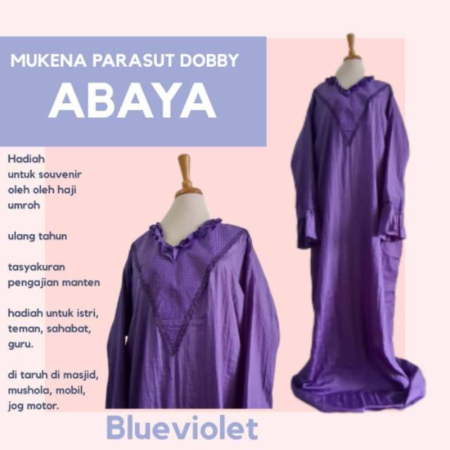 Mukena parasut dobby abaya murah tanpa kepala