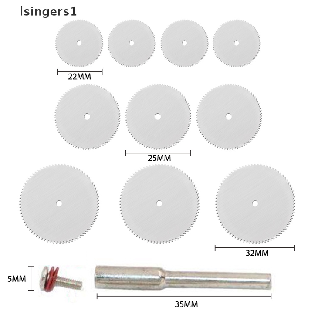 (lsingers1) 11pcs / Set Mata Pisau Gergaji Circular Saw Mini Elektrik