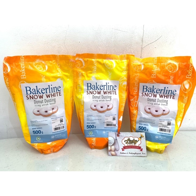 

Bakerline Snow White Donut Dusting 500gr / Gula Donat 500gr