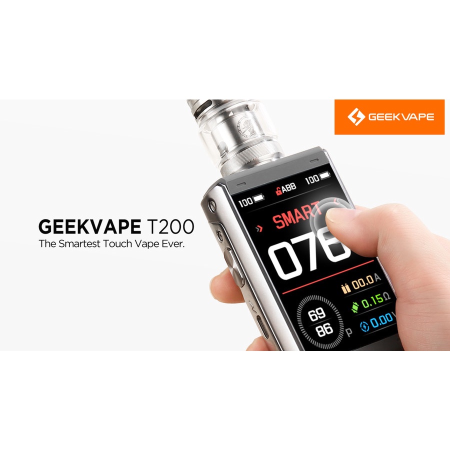 GEEKVAPE T200 MOD KIT AEGIS GEEKVAPE TOUCH SCREEN T200 KIT AUTHENTIC