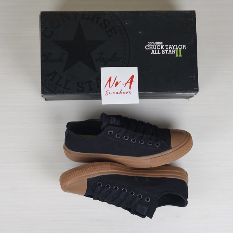 converse black gum bottom