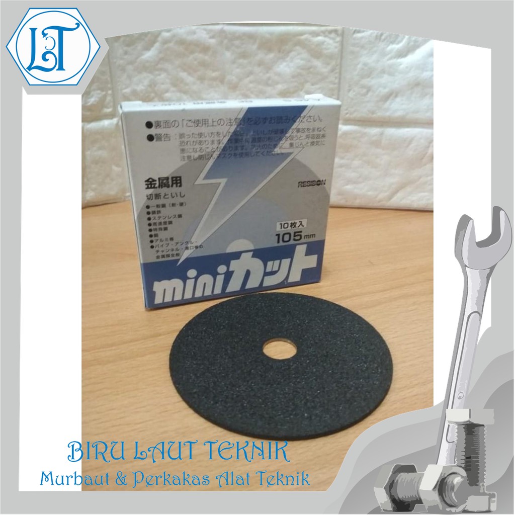 Alat Teknik Resibon cutting gerinda kating slepan potong besi 4" harga 1Pcs Berkualitas