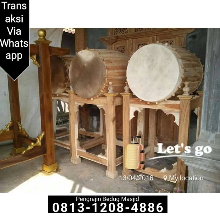 ( Bayar Setelah Bedug Sampai Di Lokasi Anda ) Bedug Masjid Besar Beduk Masjid Kayu Jati Kulit Sapi K