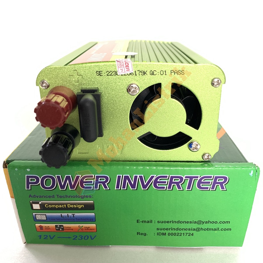 Power Inverter Suoer 500W 500 Watt DC 12V to AC 220V SAA-500