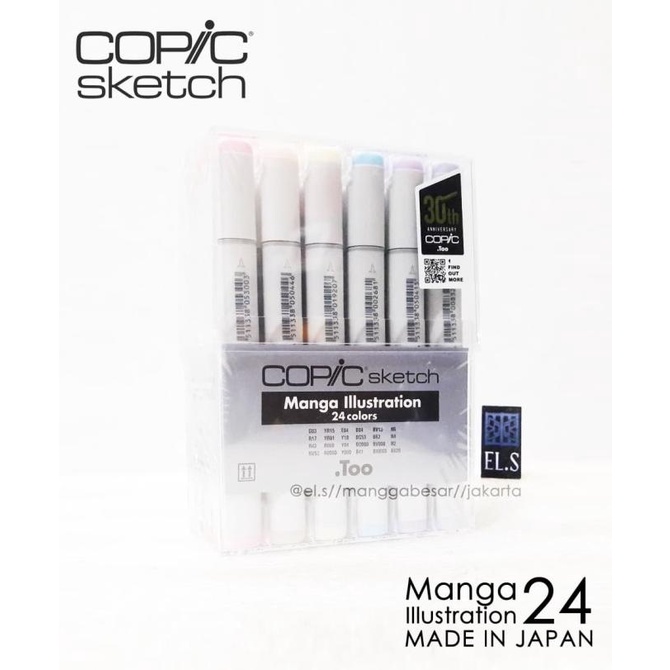 

Copic Sketch Marker Manga Illustration Set 24