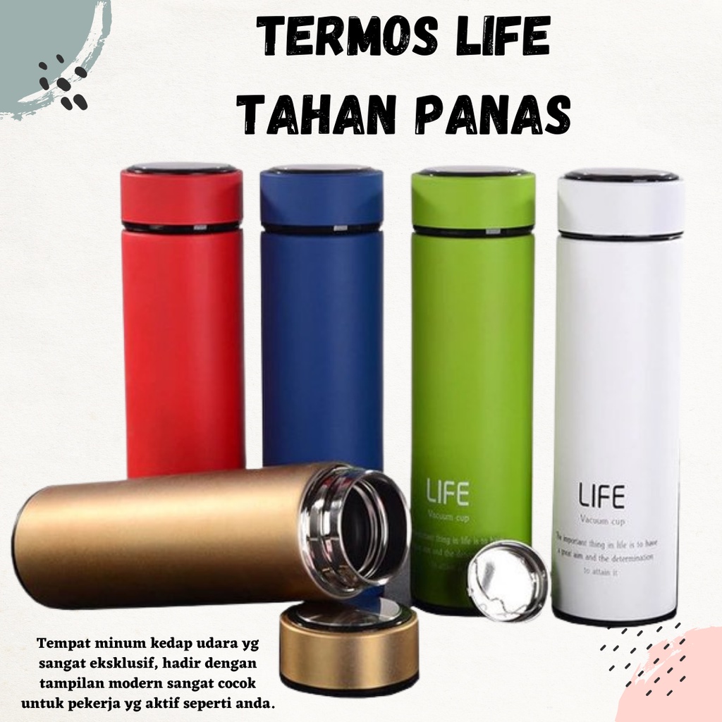 BISA COD!!! TERBARU TERMOS LIFE TAHAN PANAS/DINGIN