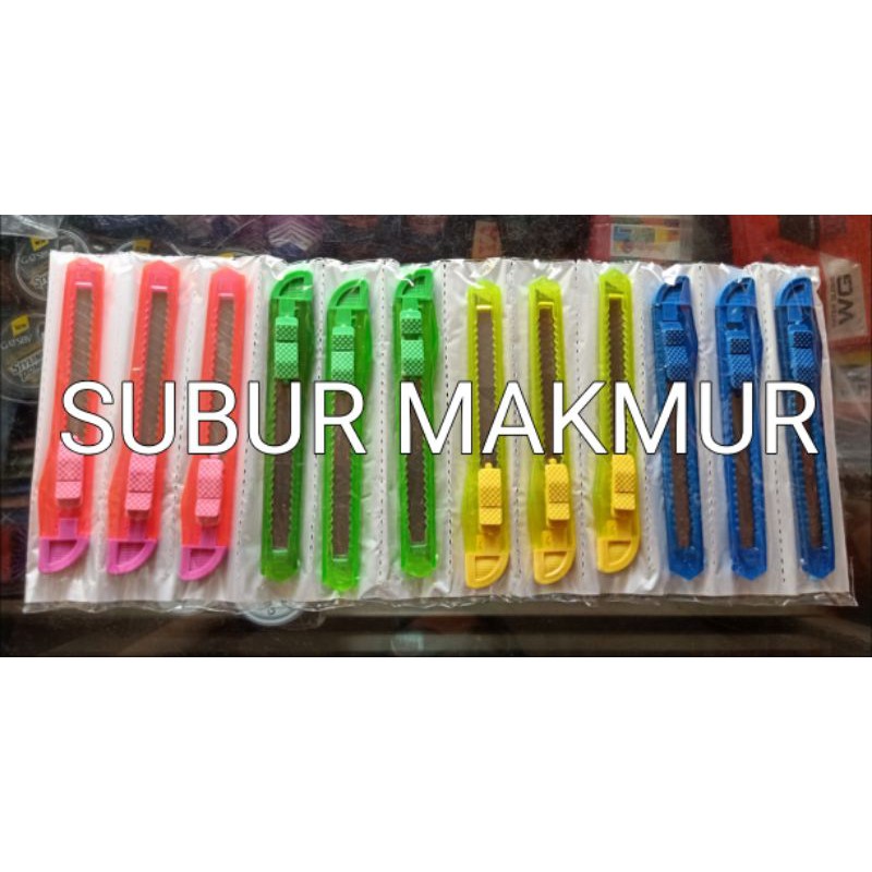 

Cutter Renteng Bening Kecil Termurah (1Lusin=12pcs)