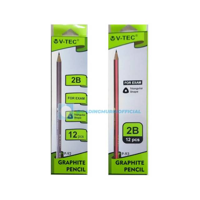 

Pensil 2B / Pencil 2B V-TEC 1 Pack