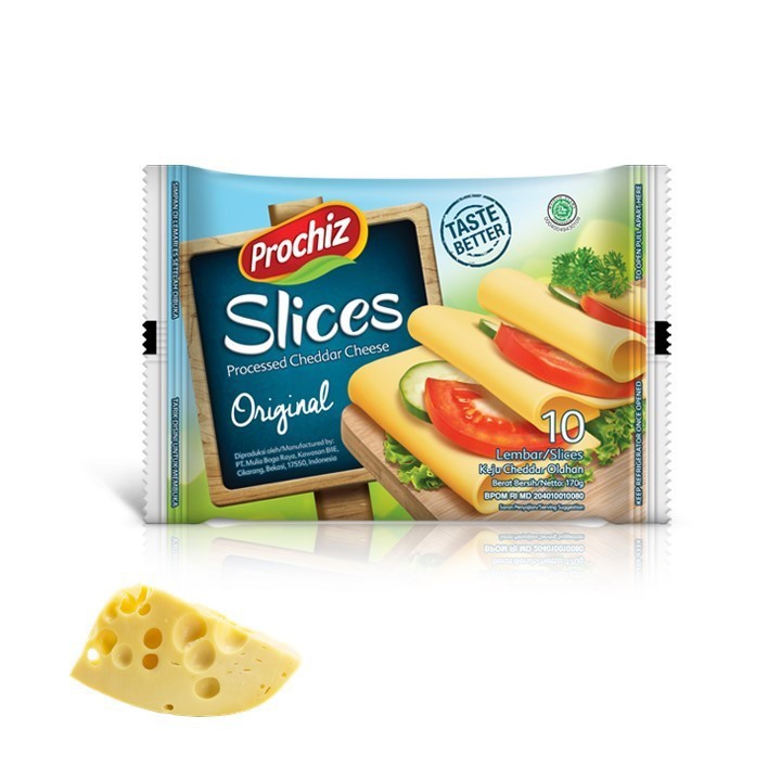 Keju Prochiz Original Slice isi 10 Lembar / Keju Slice / keju Lembaran