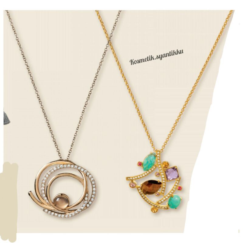 Kalung / Liontin Agate Aura & Sunny Turquoise