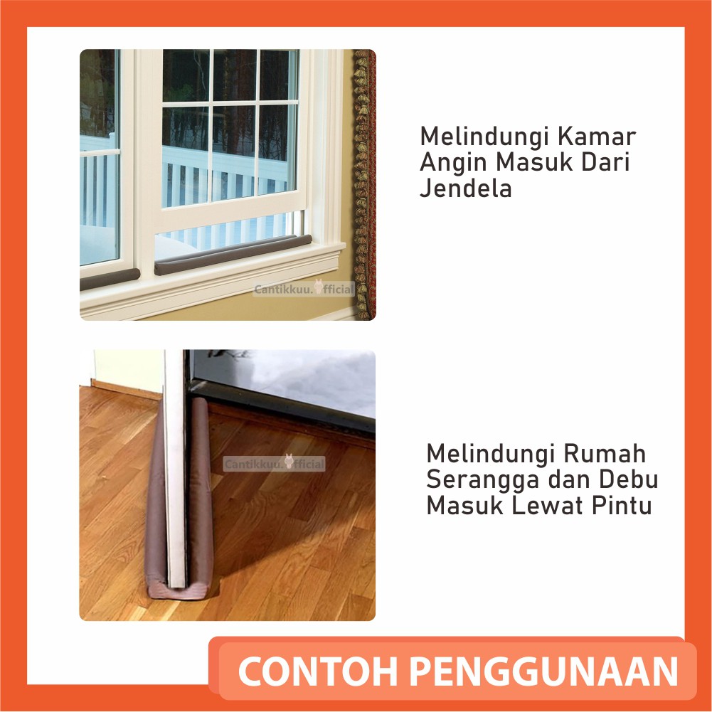 Penutup Bawah Pintu Penutup Celah Pintu Bawah Rumah Anti Debu Anti Serangga Kecoa Kecoak Tikus