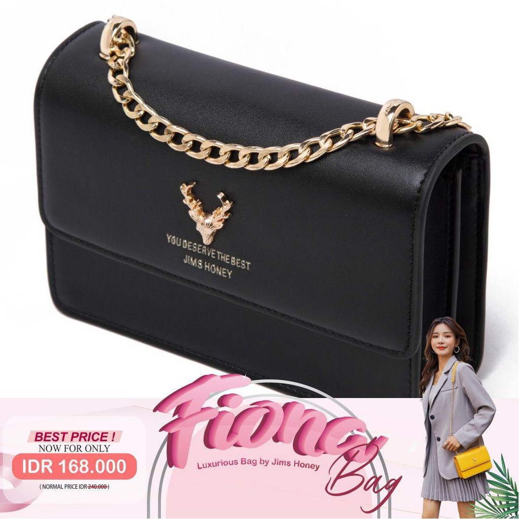 Jims Honey Fiona Bag Tas Selempang Wanita Murah Import Sling Cewek Casual Pesta Fashion Jimshoney JH