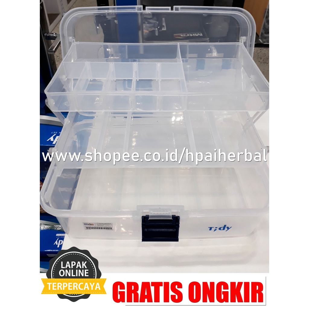 Tempat Alat bekam Transparan / box bekam transparant Tingkat