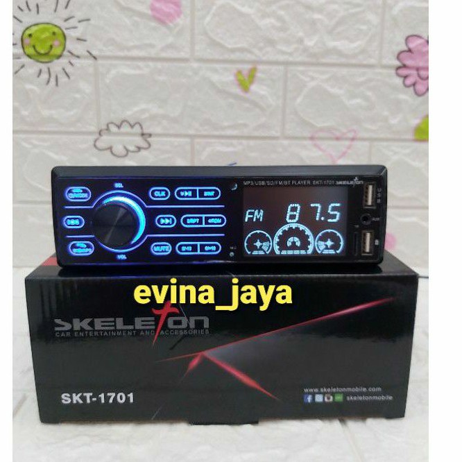 Singledin USB RADIO TAPE BLUETOOTH SKELETON SKT-1701