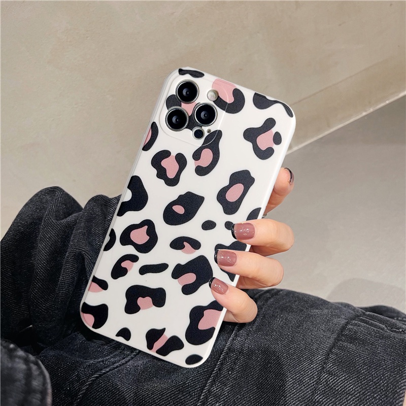 Leopard Print Soft Case For Infinix Hot 11 11s 9 10 Play 10T 10S 10 Lite Note 8 Infinix Smart 5 6 Smily Silicone Back Cover