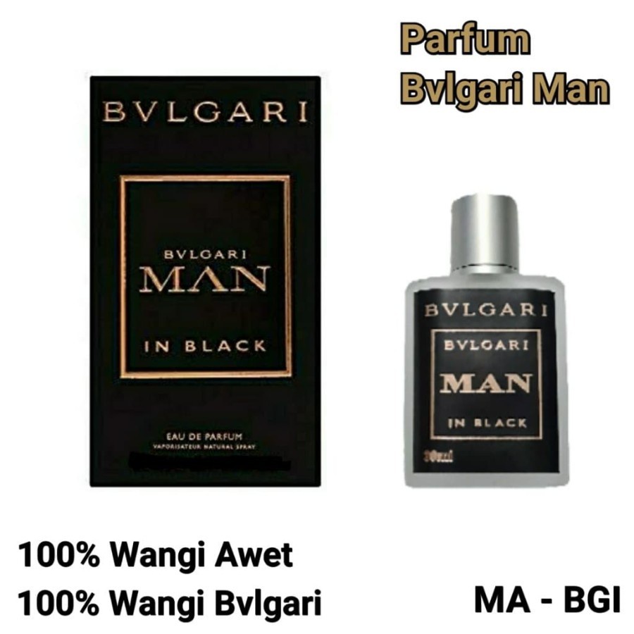 Parfum Bvlgari Man In Black 30ml Special Edition / Parfum Bulgari Man 30ml Premium