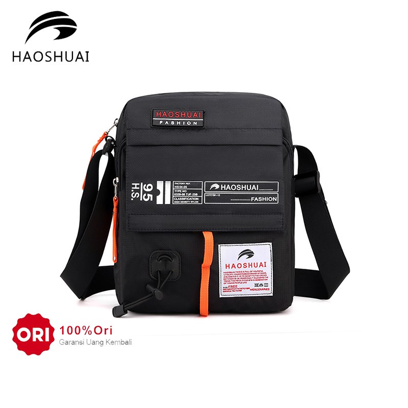 Tas Selempang Pria Distro Kain Laptop Bagus Army Anti Air G5T6 Kecil Murah Tebal Kerja Cod Keren Mul