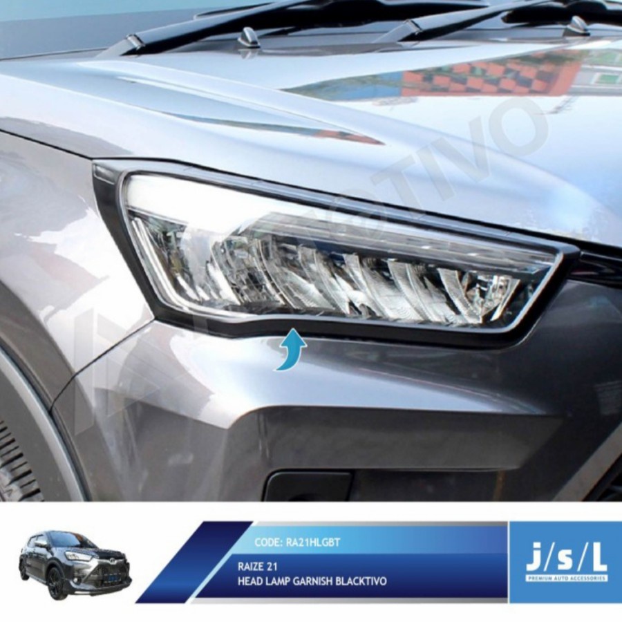 Raize Rocky Aksesoris Cover Lampu Depan Headlamp JSL