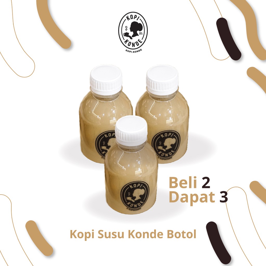 

Kopi Susu Konde Botol (Beli 2 Gratis 1)