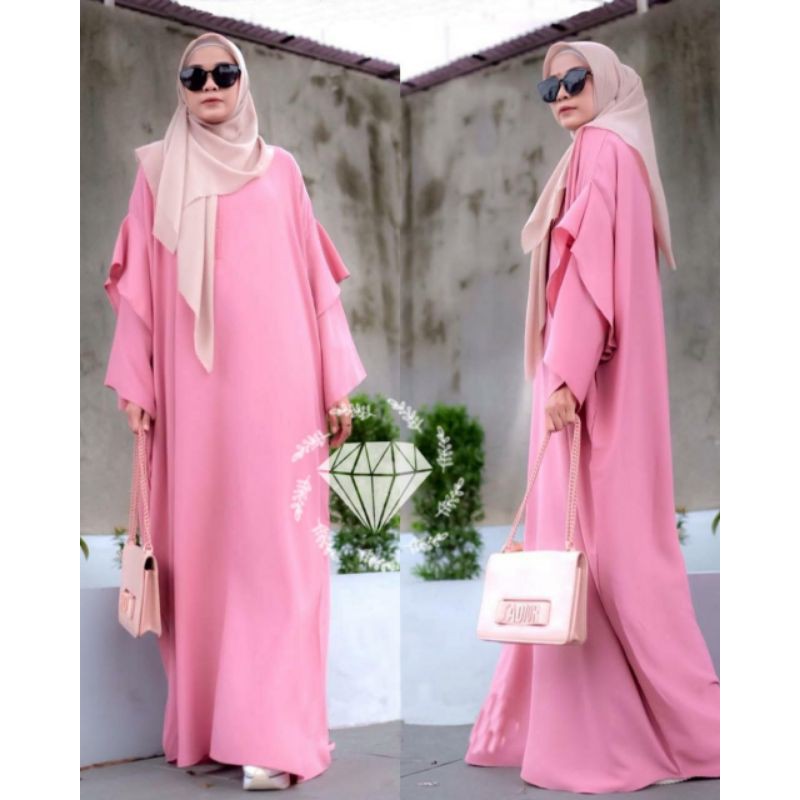 MAXY NIRMALA JUMBO, MOSCREPE, GAMIS HIJAB MUSLIM, MAXY DRESS