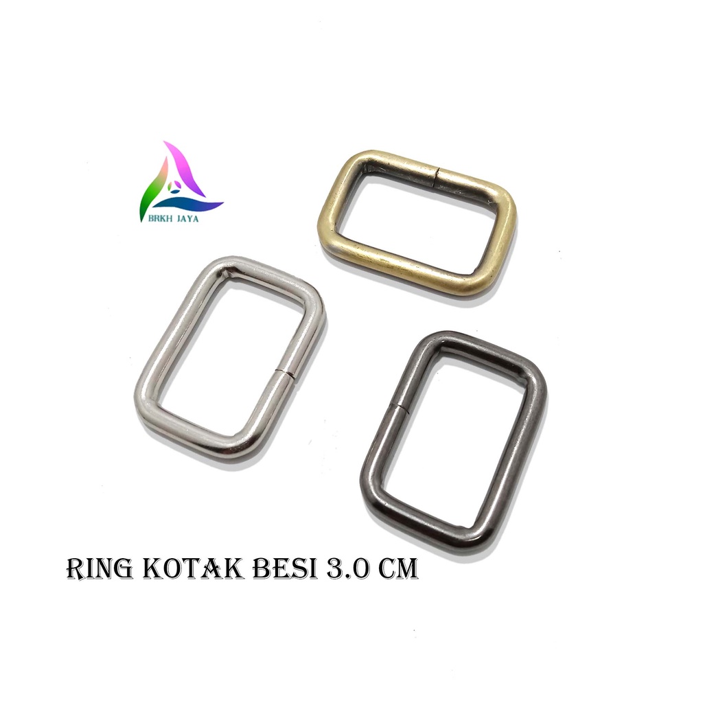 RING KOTAK TAS BESI UKURAN 3.0 CM TEBAL PREMIUM