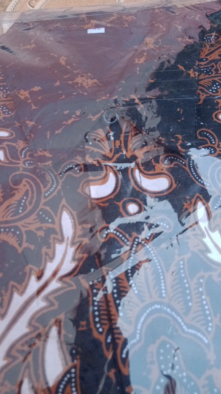 Baju Batik Pria Lengan Pendek Lapis Furing Batik Solo