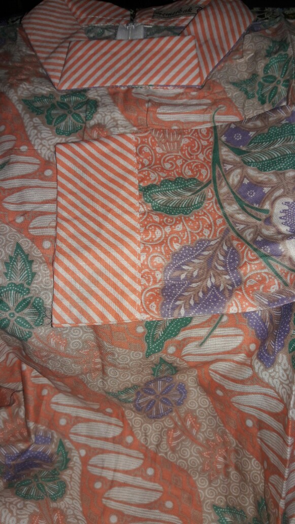 Tunik Kerja Pastel Chio Atasan Baju Batik Wanita Warna Soft