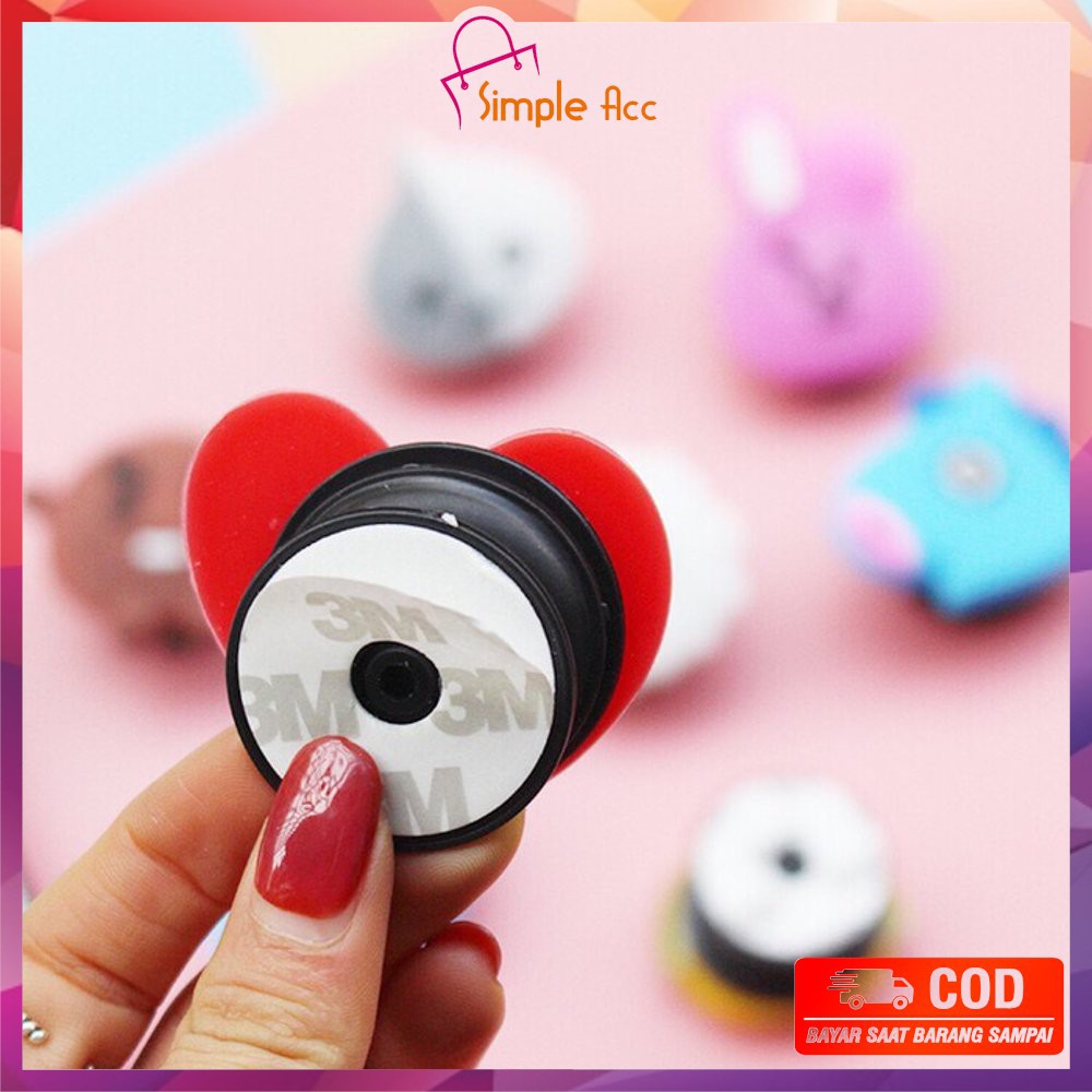 ~COD~ DO-C80-82 Popsocket Karakter Kartun 3D Korea / Bulu Popsoket Aksesoris HP Murah-8