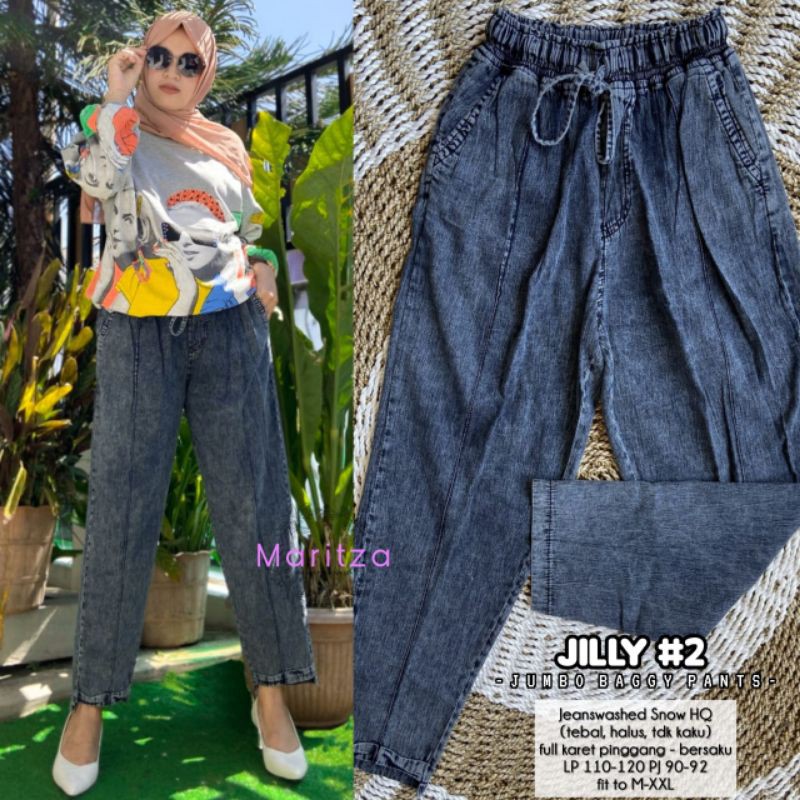 jilly #2 celana baggy jeans by maritza