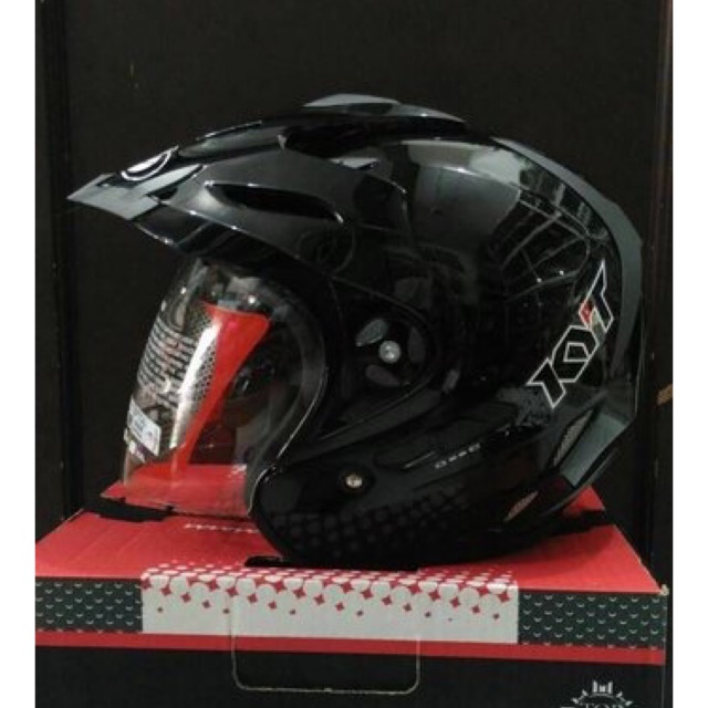 helm half face KYT Venom RF solid series