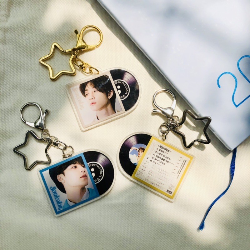 SEVENTEEN Semicolon Vinyl Keyring