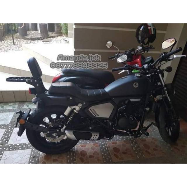 Sandaran jok belakang  bracket benelli evo