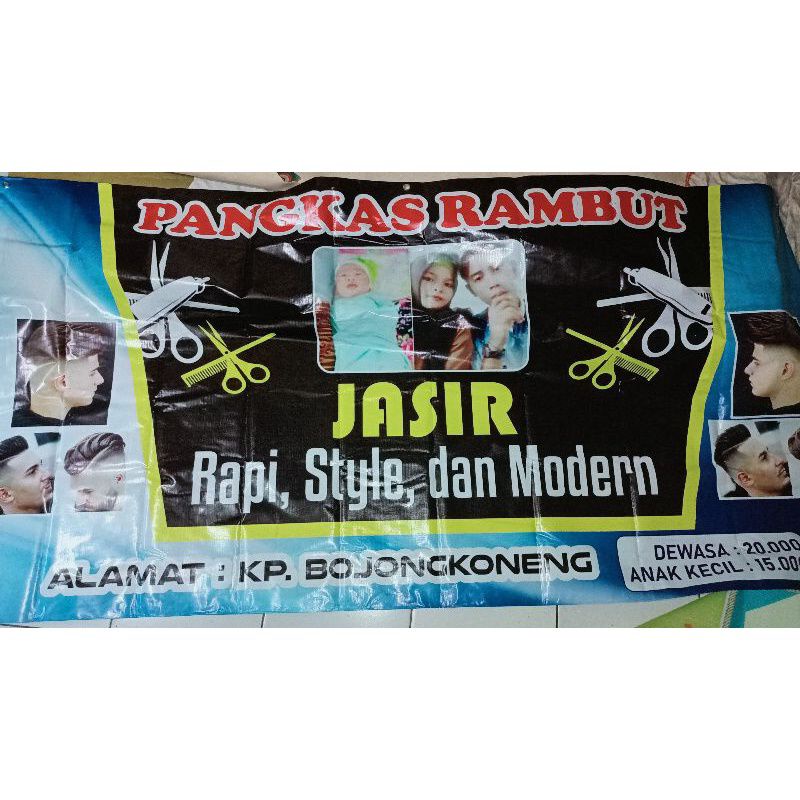 Spanduk / Banner PANGKAS RAMBUT