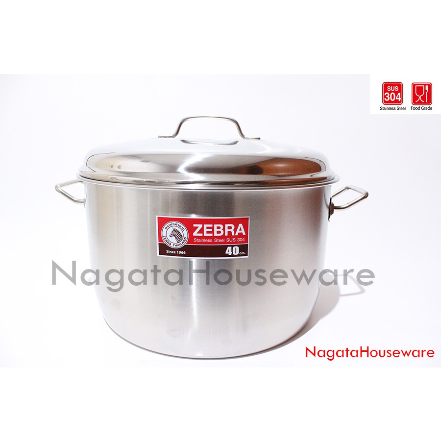 Panci Saus Stainless / Panci Masak / Panci Zebra / Panci Sop Sup Kuah / Soup Pot / Stock Pot Zebra 4