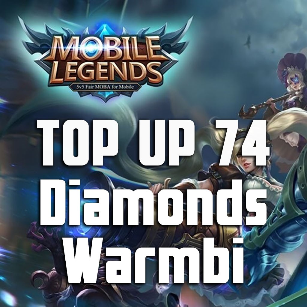 Top Up 74 Diamonds Diamond Mobile Legends Mobile Legend Shopee