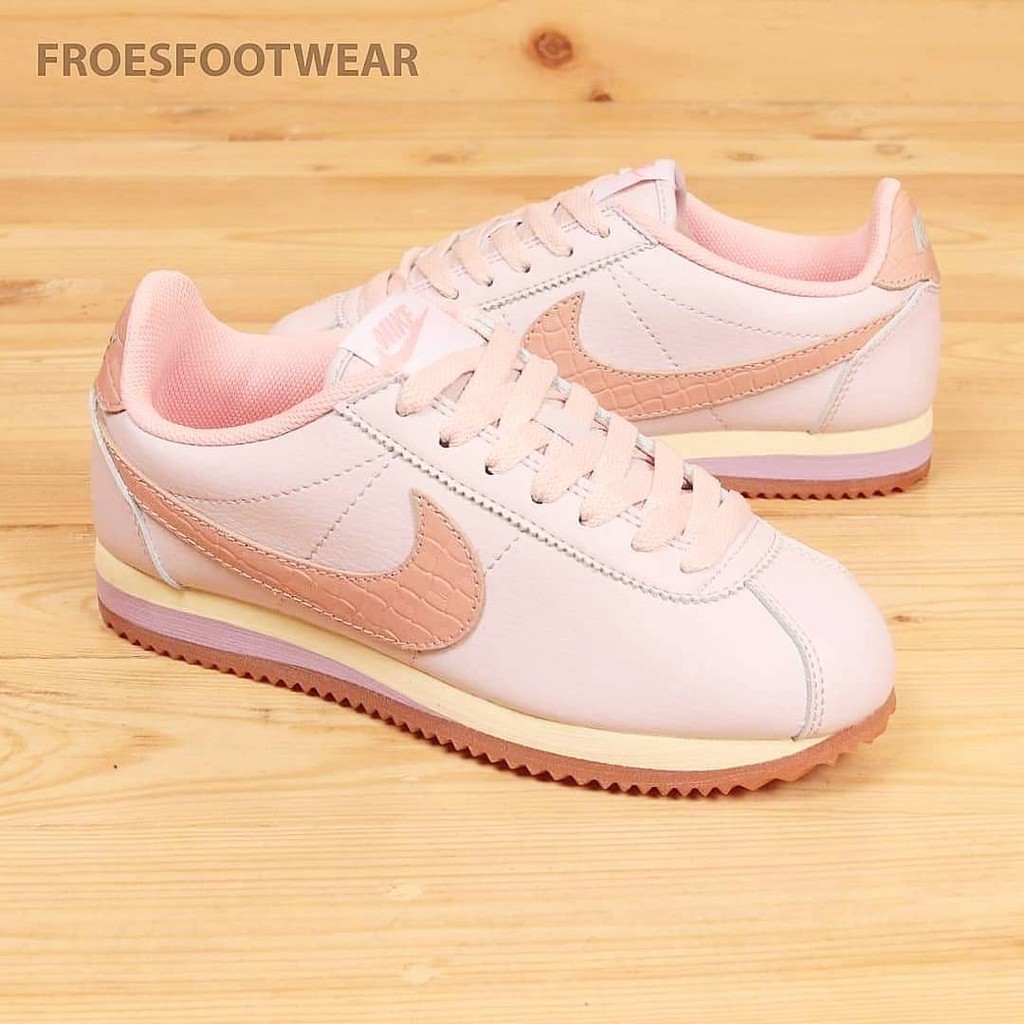 nike cortez leather lux pearl pink