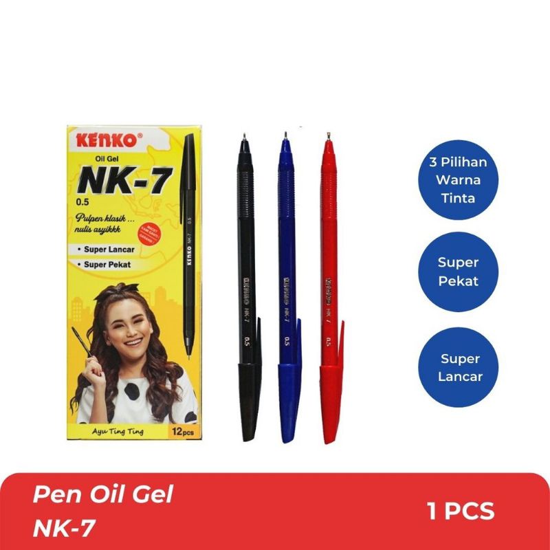 

KENKO PEN GEL OIL / PULPEN / PEN / NK-7