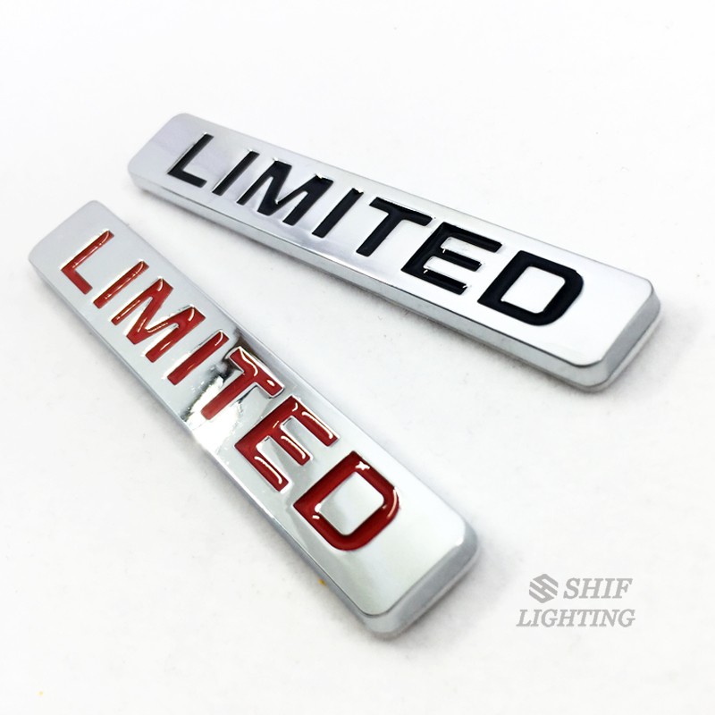 1 x Metal LIMITED Logo Car Auto Side Rear Trunk Lid Emblem Badge Sticker Decal