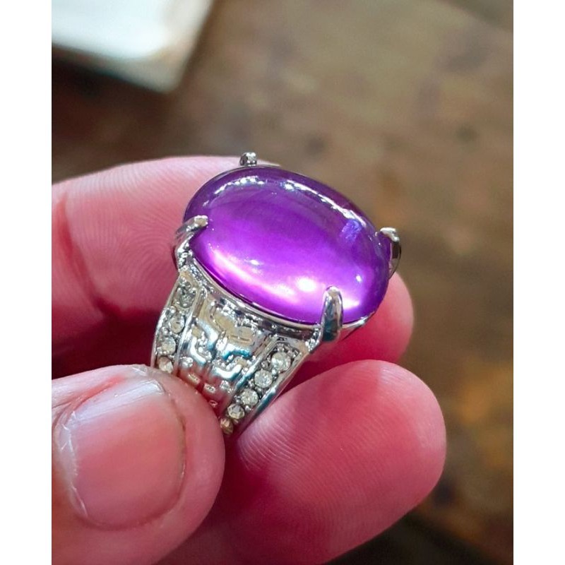 CINCIN BATU AKIK KECUBUNG AMETHYS KRISTAL