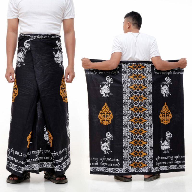 sarung batik wayang arjuno semar printing