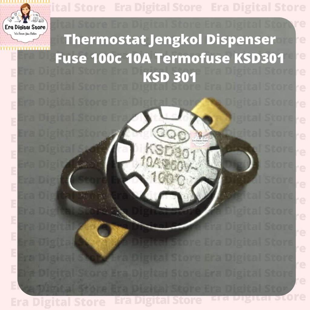 Thermostat dispenser fuse 100c 10A Termofuse Jengkol KSD301 KSD 301
