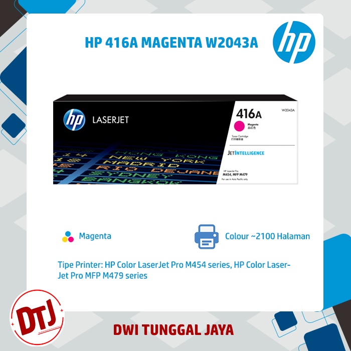 Toner HP 416A Magenta Original (W2043A)