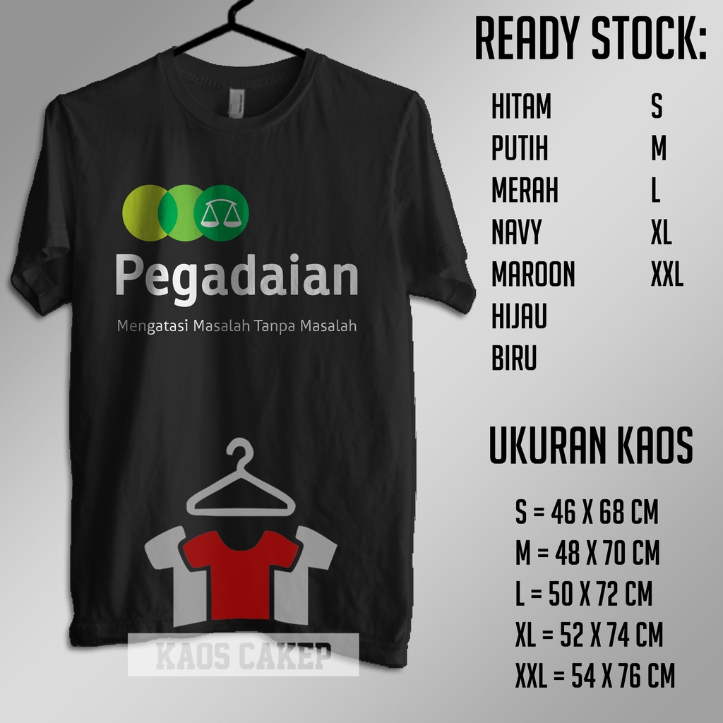 Kaos Pegadaian Logo Baju Distro