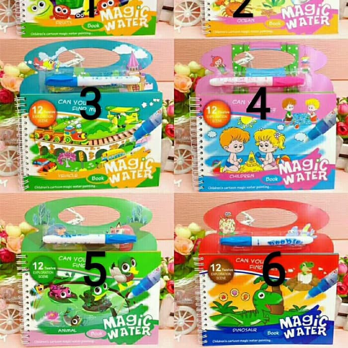 

Terlaris Souvenir Ulang tahun Magic Water / Goodie Bag Mainan Edukasi Kekinian