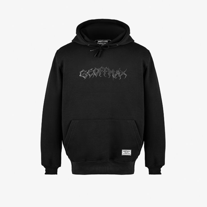 HOODIE GEOFF MAX METAL BLACK-BOLD